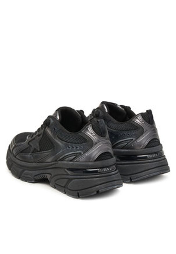 GOLDEN GOOSE - Golden Goose Sneakersy Lightstar GWF00724.F00647390.90100 Czarny. Kolor: czarny. Materiał: skóra