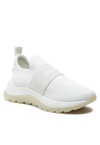 Calvin Klein Sneakersy Runner Slip On He Mesh HW0HW01896 Biały. Zapięcie: bez zapięcia. Kolor: biały. Materiał: mesh #5