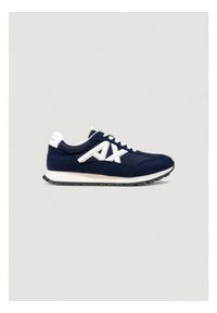 Armani Exchange Sneakersy XM001960 AF19388 MB005 Granatowy. Kolor: niebieski. Materiał: materiał