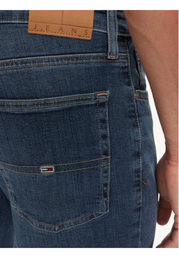 Tommy Jeans Jeansy Scanton DM0DM21052 Granatowy Slim Fit. Kolor: niebieski