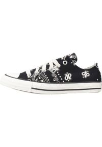 Tenisówki Converse Model Chuck Taylor All Star Paisley Kolor Czarny. Kolor: czarny. Materiał: tkanina. Wzór: paisley