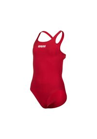 Dziewczęcy jednoczęściowy kostium kąpielowy Arena Team Pro Solid. Kolor: wielokolorowy, biały, czerwony #1