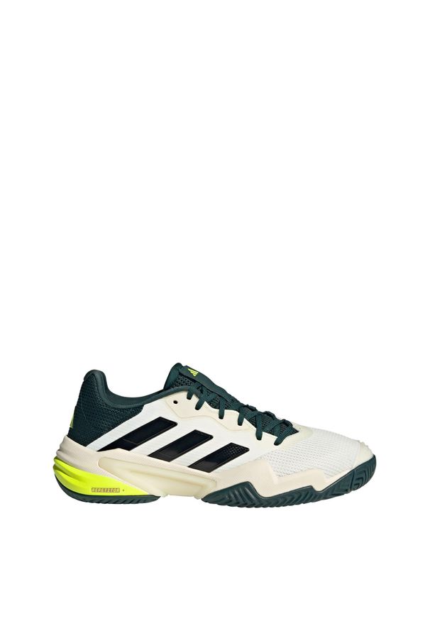 Adidas - Buty Barricade 13 Tennis. Kolor: biały, niebieski, czarny, wielokolorowy. Materiał: materiał. Sport: tenis