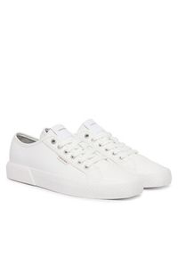 Calvin Klein Trampki Vulc Lace Up Low Lth HW0HW03077 Biały. Kolor: biały. Materiał: skóra #6