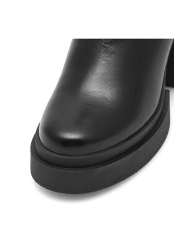 Eva Minge Botki HONDA-01 Czarny. Kolor: czarny. Materiał: skóra