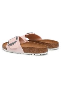 Birkenstock Klapki Madrid Big Buckle 1018773 Różowy. Kolor: różowy. Materiał: skóra #5
