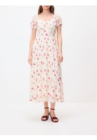 Reserved - Koronkowa sukienka w kwiaty - wielobarwny. Materiał: koronka. Wzór: kwiaty #1