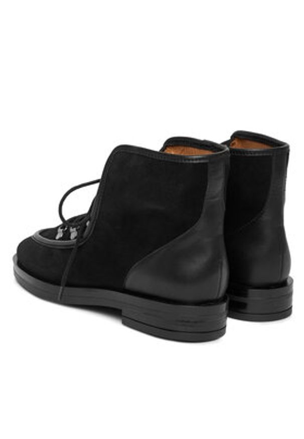 BALAGAN - Balagan Trzewiki Roe Czarny. Kolor: czarny. Materiał: skóra, welur