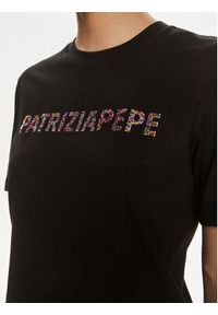 Patrizia Pepe T-Shirt 2M4389/J089-K103 Czarny Regular Fit. Kolor: czarny. Materiał: bawełna #4
