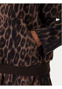 Adidas - adidas Bluza Seasonal Essentials Leopard Print KH0293 Brązowy Loose Fit. Kolor: brązowy. Materiał: bawełna. Wzór: nadruk #4