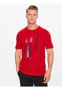 BOSS - Boss T-Shirt 50499973 Czerwony Regular Fit. Kolor: czerwony. Materiał: bawełna #1