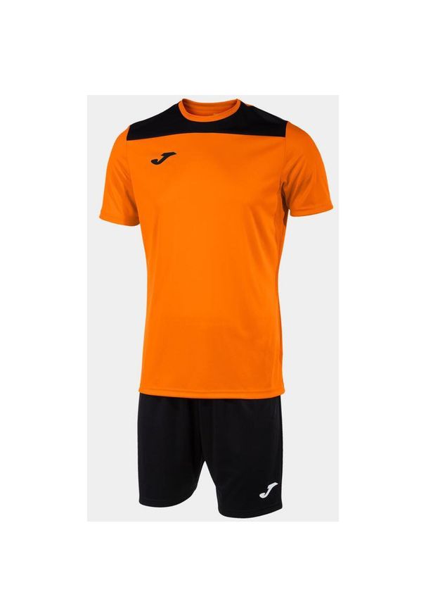 Zestaw Sportowy Joma Phoenix II 3XL Pomarańczowo-Czarny dla Mężczyzn. Kolor: czarny, pomarańczowy, wielokolorowy. Materiał: dresówka. Sport: fitness