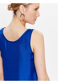 Calvin Klein Sukienka koktajlowa K20K205630 Niebieski Regular Fit. Kolor: niebieski. Materiał: jedwab. Styl: wizytowy #3
