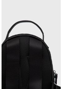 Armani Exchange plecak damski kolor czarny mały z nadrukiem. Kolor: czarny. Wzór: nadruk #2