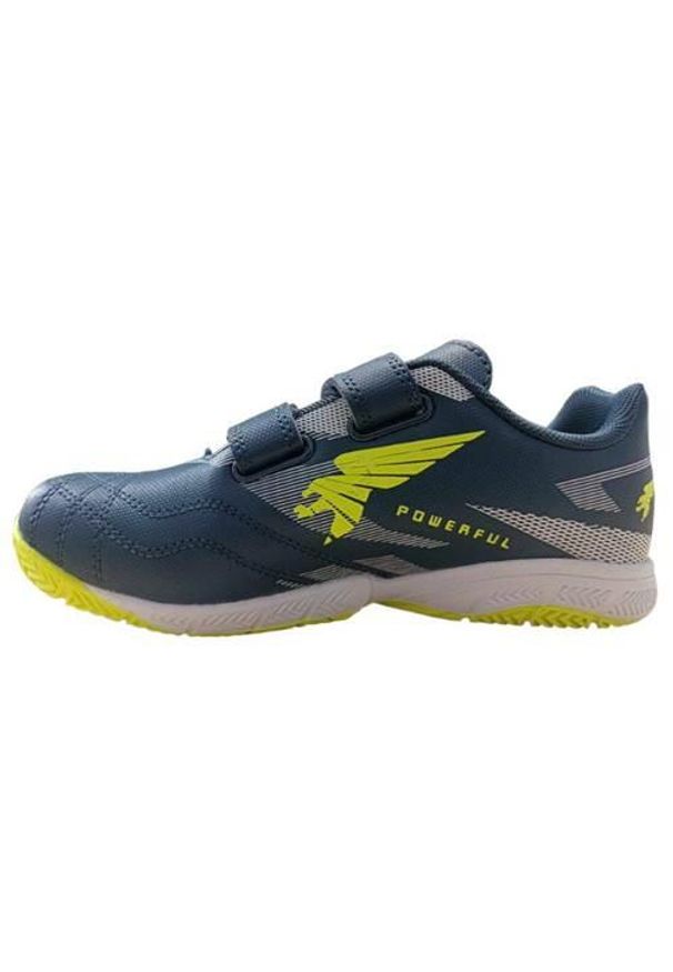 Buty treningowe dla dzieci Joma BUTYJOMAPOJS2405INVPOWERFULLJR2405INDOO. Zapięcie: rzepy. Kolor: niebieski, wielokolorowy. Materiał: syntetyk, materiał. Szerokość cholewki: normalna