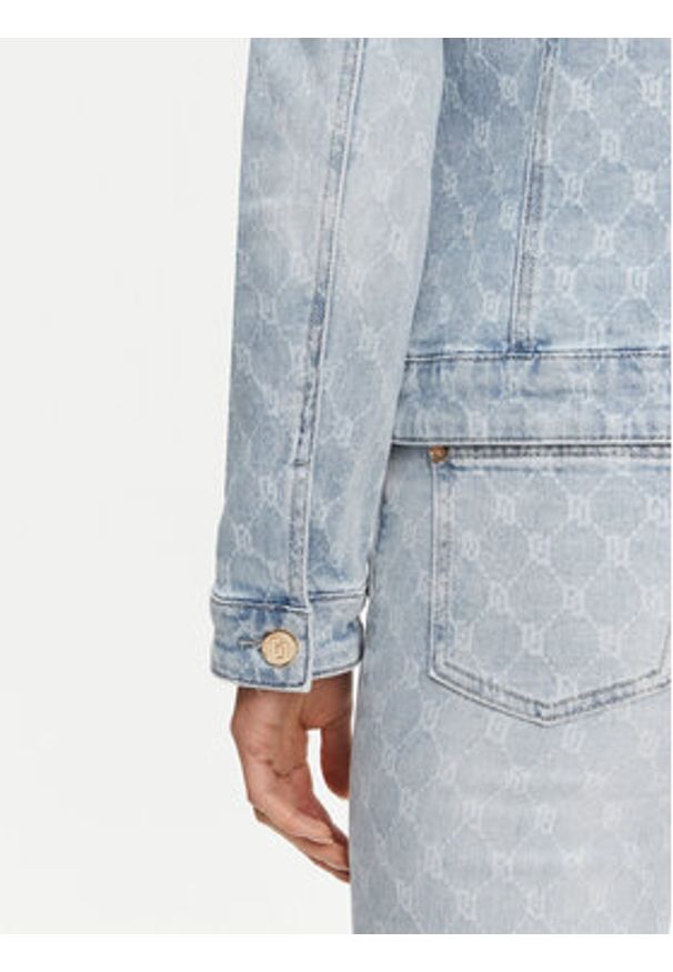 Gaudi Kurtka jeansowa 511BD36002 Niebieski Regular Fit. Kolor: niebieski. Materiał: bawełna