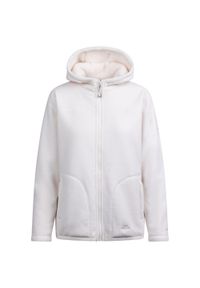 TRESPASS - Damska Bluza Polarowa Backstay. Kolor: biały. Materiał: polar. Sezon: zima. Styl: sportowy. Sport: turystyka piesza