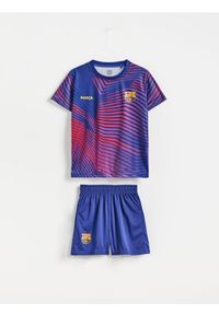 Reserved - Komplet FC Barcelona - granatowy. Kolor: niebieski. Materiał: dzianina. Wzór: gładki #1
