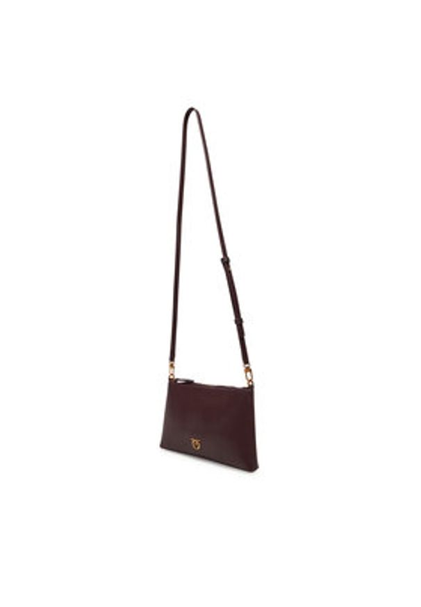 Pinko - PINKO Torebka Flat Horizontal Mini PE 25 PCPL 104277 A0F1 Fioletowy. Kolor: fioletowy. Materiał: skórzane