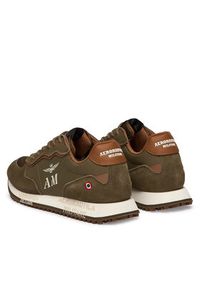 Aeronautica Militare Sneakersy 261SC0320UPL00313 Khaki. Kolor: brązowy. Materiał: materiał #6