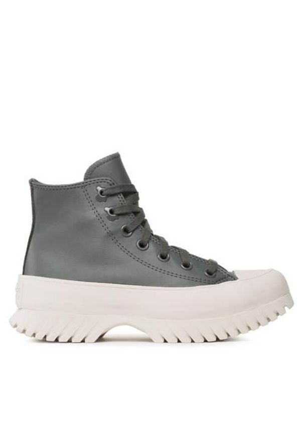 Buty do chodzenia damskie Converse Ctas Lugged 2. Wysokość cholewki: za kostkę. Kolor: szary, brązowy, wielokolorowy. Materiał: materiał, syntetyk. Szerokość cholewki: normalna. Sport: turystyka piesza
