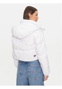 Tommy Jeans Kurtka puchowa Alaska DW0DW19687 Biały Regular Fit. Kolor: biały. Materiał: syntetyk