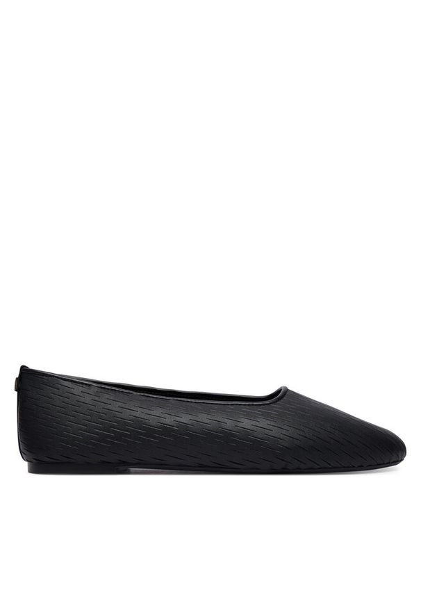 Baleriny Calvin Klein. Kolor: czarny