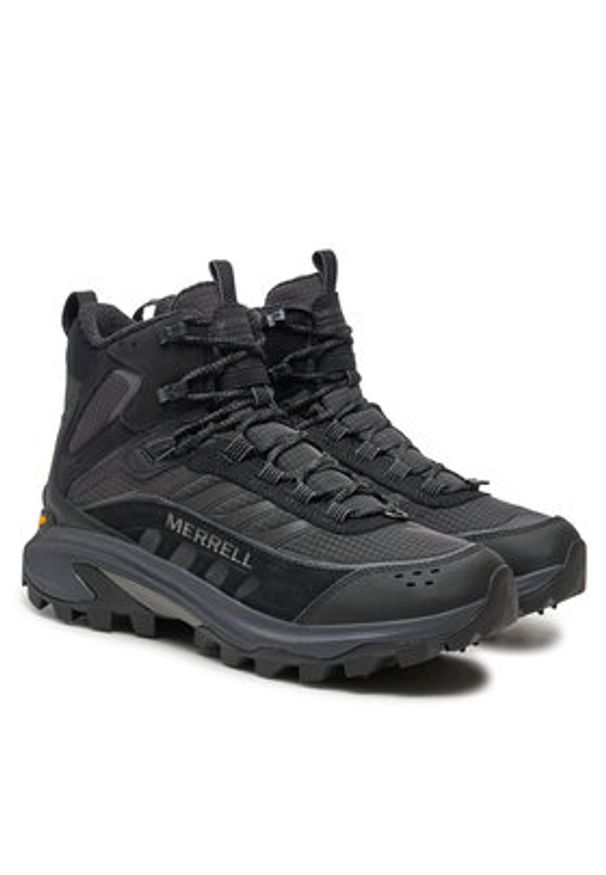 Merrell Trekkingi Moab Speed 2 Thermo Mid Wp J068305 Czarny. Kolor: czarny. Materiał: skóra, zamsz. Sport: turystyka piesza