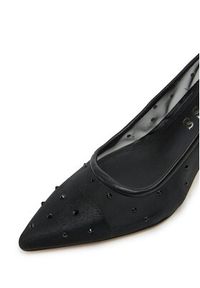Guess Szpilki Follow FLDFLL FAB08 Czarny. Kolor: czarny. Materiał: materiał. Obcas: na szpilce