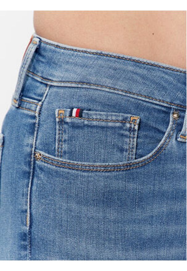 TOMMY HILFIGER - Tommy Hilfiger Jeansy Flex Como WW0WW34297 Niebieski Skinny Fit. Kolor: niebieski