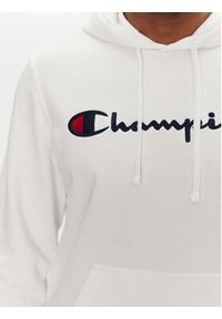 Champion Bluza 220726 Biały Slim Fit. Kolor: biały. Materiał: syntetyk #3