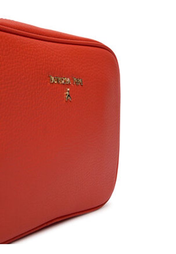 Patrizia Pepe Torebka CB8985/L001 Pomarańczowy. Kolor: pomarańczowy. Materiał: skórzane