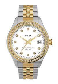 Timex - Zegarek TW2U53900. Kolor: srebrny. Materiał: materiał #1