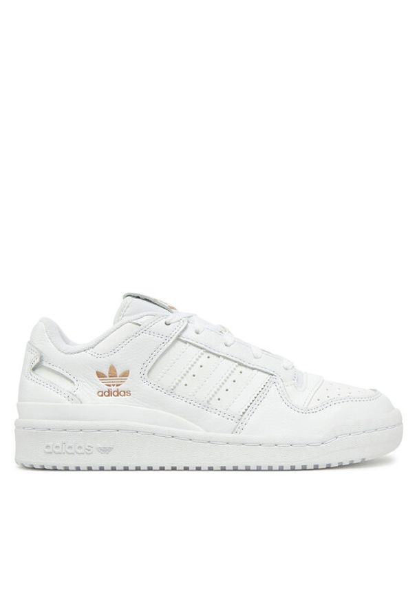 Adidas - adidas Buty do koszykówki Forum Low IG0698 Biały. Kolor: biały. Materiał: skóra. Sport: koszykówka
