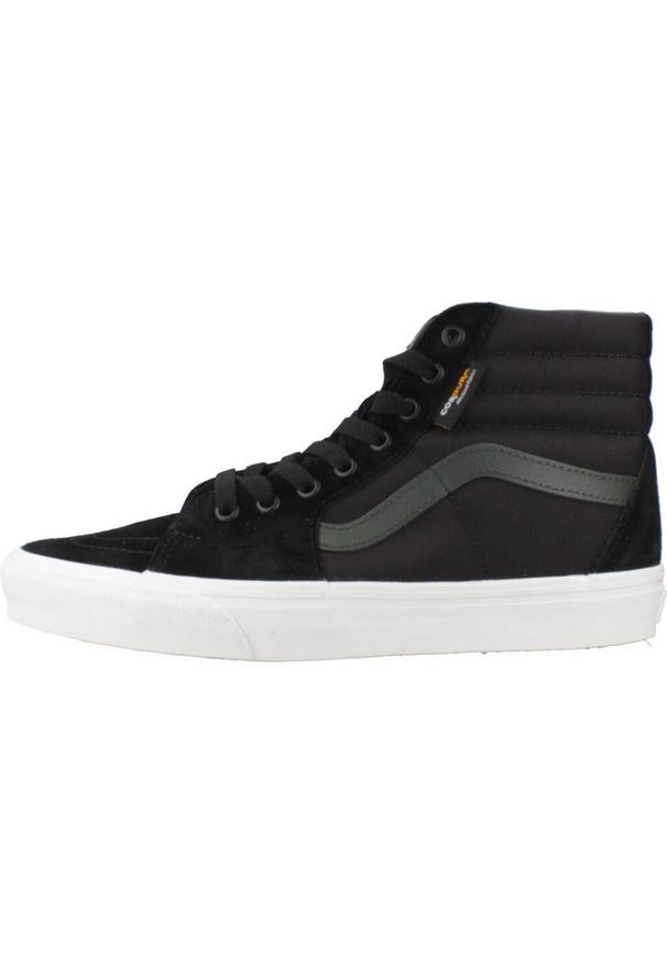 Vans - Buty VANS SK8-HI CRDA Czarny. Kolor: czarny. Materiał: tkanina