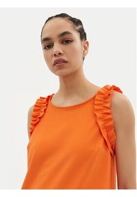 Joseph Ribkoff Sukienka letnia 242115 Pomarańczowy Regular Fit. Kolor: pomarańczowy. Materiał: syntetyk. Sezon: lato