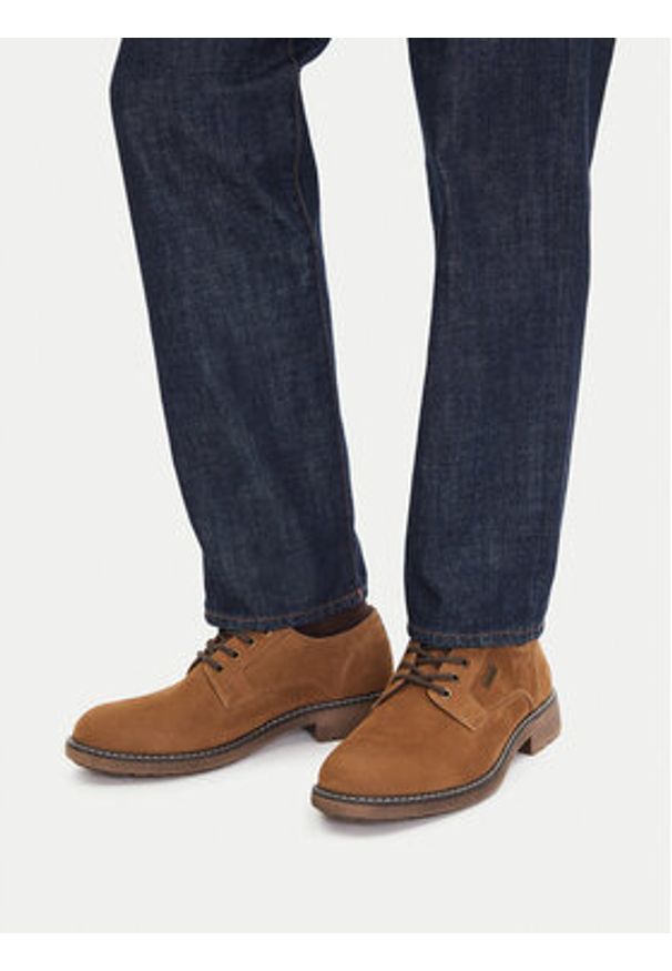 Lasocki Półbuty CEO-TRANCE-08 MI08 Brązowy. Kolor: brązowy. Materiał: nubuk, skóra