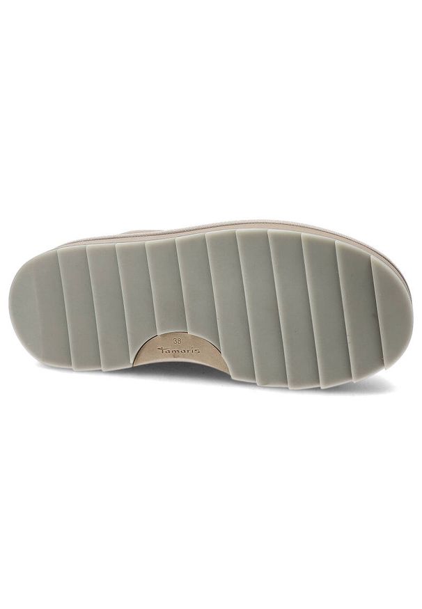 Beżowe Botki Tamaris Ocieplane Buty Damskie. Okazja: na co dzień. Kolor: beżowy. Materiał: futro, skóra ekologiczna. Obcas: na platformie. Styl: casual