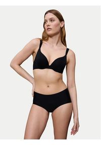 Triumph Biustonosz z fiszbiną Body Make Up Illusion 10217848 Czarny. Kolor: czarny. Materiał: syntetyk #3