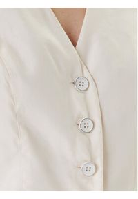 Guess Kamizelka W5YH51 WH5N2 Écru Regular Fit. Materiał: wiskoza