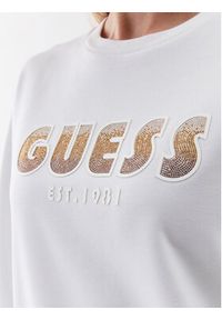 Guess Bluza W3YQ13 K8802 Biały Relaxed Fit. Kolor: biały. Materiał: bawełna, syntetyk #3