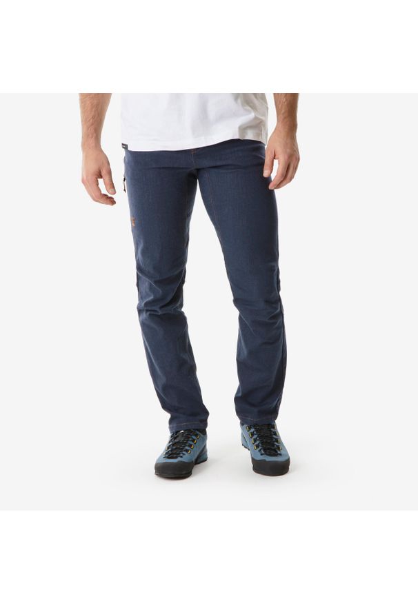 SIMOND - Spodnie wspinaczkowe męskie jeansy Simond Vertika. Kolor: niebieski. Materiał: jeans. Sport: wspinaczka