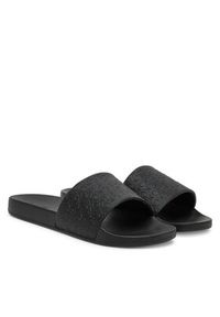 Calvin Klein Klapki Pool Slide Mono HW0HW02541 Czarny. Kolor: czarny. Materiał: materiał #6
