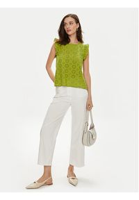 JDY Bluzka Vola 15312383 Zielony Regular Fit. Kolor: zielony. Materiał: bawełna #5
