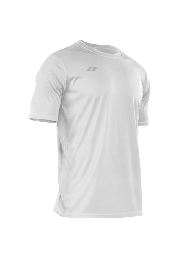 ZINA - Koszulka do piłki nożnej męska Zina Contra z krótkim rękawem. Kolor: biały. Długość rękawa: krótki rękaw. Długość: krótkie