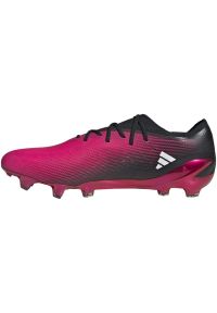 Adidas - Buty piłkarskie adidas X Speedportal.1 Fg GZ5108 różowe. Kolor: różowy. Materiał: materiał, włókno. Szerokość cholewki: normalna. Sport: piłka nożna #5