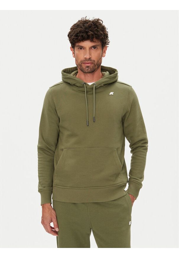 K-Way Bluza Barnie K31365W Zielony Regular Fit. Kolor: zielony. Materiał: bawełna