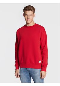 !SOLID - Solid Bluza 21107419 Czerwony Regular Fit. Kolor: czerwony. Materiał: syntetyk