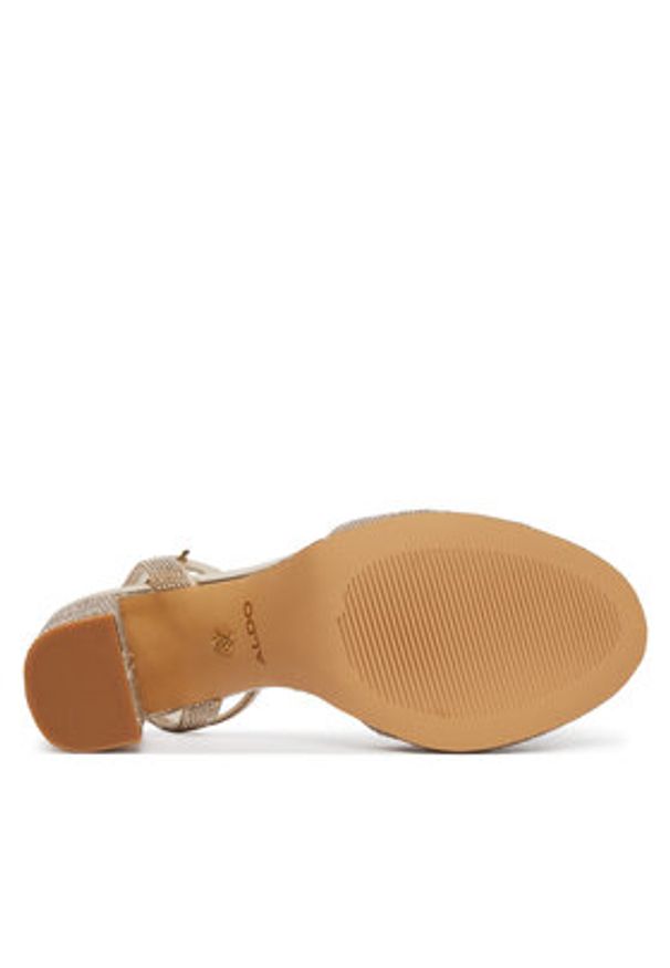 Aldo Sandały Alluring 13918860 Złoty. Kolor: złoty. Materiał: skóra