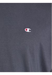 Champion T-Shirt Small C Logo 216548 Szary Custom Fit. Kolor: szary. Materiał: bawełna